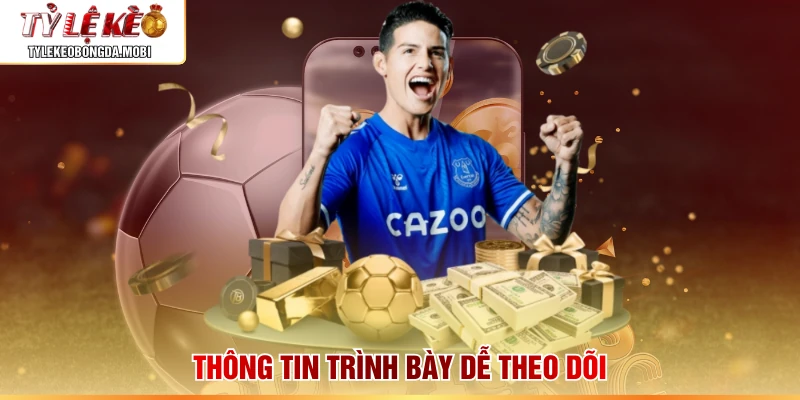 Thông tin trình bày dễ theo dõi